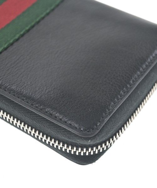 Gucci Web Stripe Zip Around Wallet Coin Purse — view 8