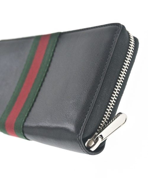 Gucci Web Stripe Zip Around Wallet Coin Purse — view 6