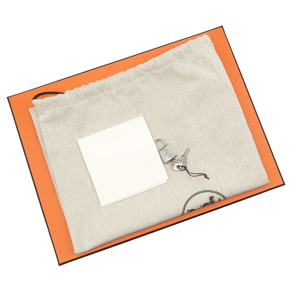 Hermes Handbag Picotin Lock 18 PM Taurillon Clemence Canvas Silver Navy — view 7
