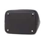 Hermes Handbag Picotin Lock 18 PM Taurillon Clemence Canvas Silver Navy — view 4