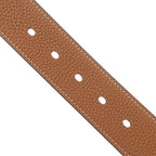 Hermes Belt Half Cod 38 Box Calf Togo Black Gold 85 Silver Reversible — view 5