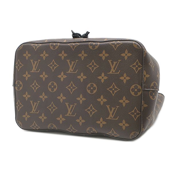 Louis Vuitton Shoulder Bag Neo Noe Monogram Canvas Noir Gold Brown Black — view 3
