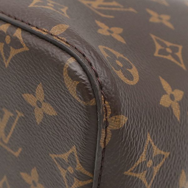 Louis Vuitton Shoulder Bag Neo Noe Monogram Canvas Noir Gold Brown Black — view 4