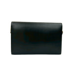 Hermes Vintage Liddy Box Calf Leather Shoulder Bag Pochette Black — view 3