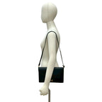 Hermes Vintage Liddy Box Calf Leather Shoulder Bag Pochette Black — view 2