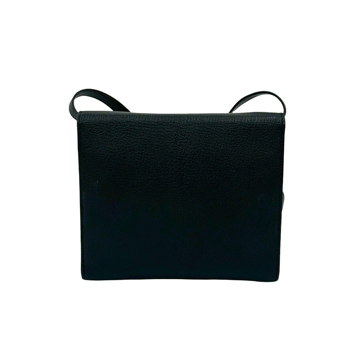 Hermes Click 16 Logo Chevre Leather Shoulder Bag Pochette Black — view 3