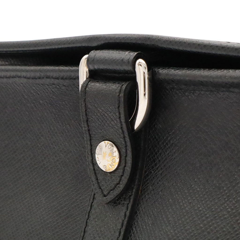 Louis Vuitton Taiga Andrey Shoulder Bag Crossbody Leather Ardoise Black — view 5