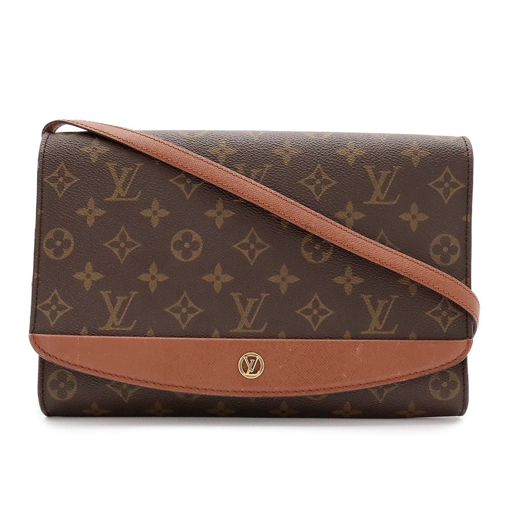 Louis Vuitton Monogram Bordeaux Shoulder Bag Crossbody 2-Way Clutch