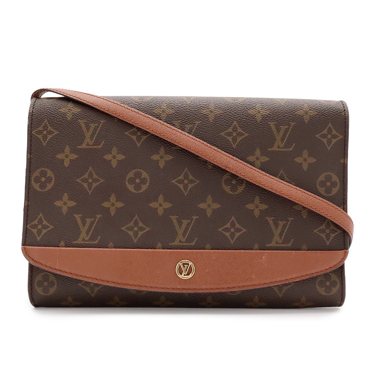 Louis Vuitton Monogram Bordeaux Shoulder Bag Crossbody 2-Way Clutch
