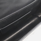 Louis Vuitton Maltage Chain Shoulder Bag Matelasse Pattern Metal Leather Silver — view 7