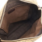 Gucci GG Supreme Plus Shoulder Bag Crossbody Leather Khaki Beige Dark Brown Gold — view 6