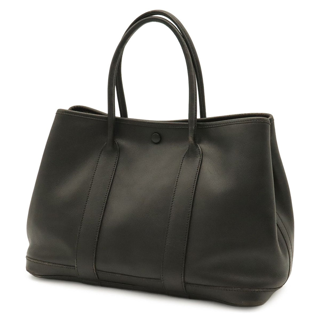 Hermes Garden Twilly TPM Tote Bag Voga River Leather Black Ginza Limited — view 2