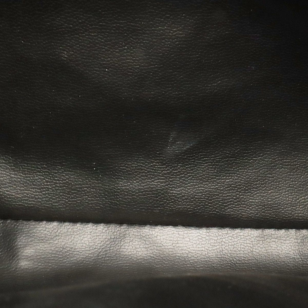 Chanel CC Logo Tote Chain Shoulder Bag Caviar Leather Black Gold — view 8