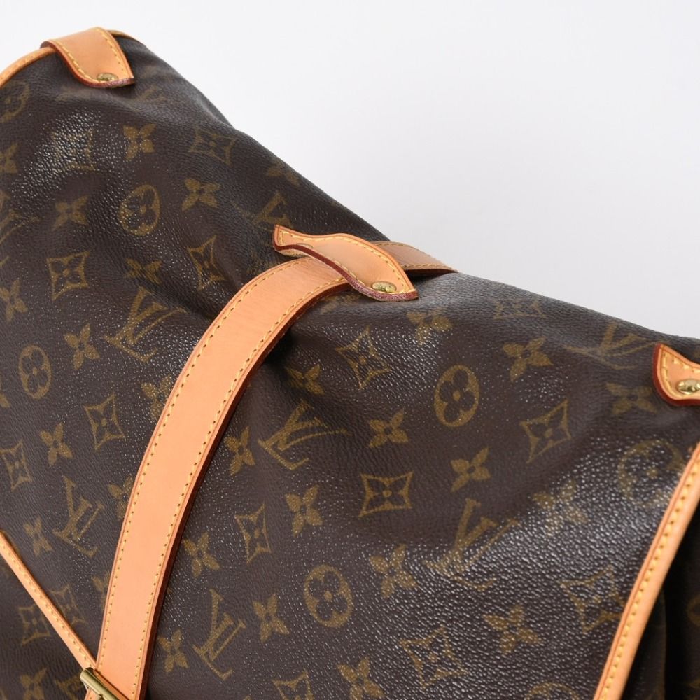 Louis Vuitton Saumur 35 Shoulder Bag Monogram Gold Vintage — view 5