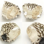 Gucci Crystal Lion Head Ring Black Aging Finish Metal — view 3