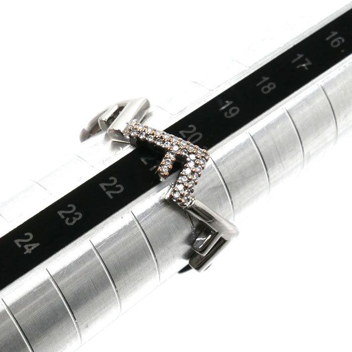 Fendi Stainless Steel Five Ring — view 7