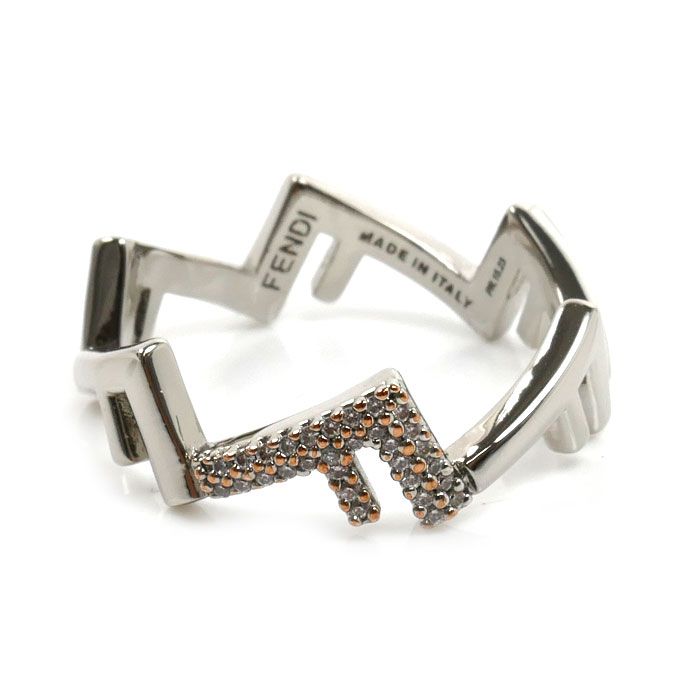 Fendi Stainless Steel Five Ring — view 3