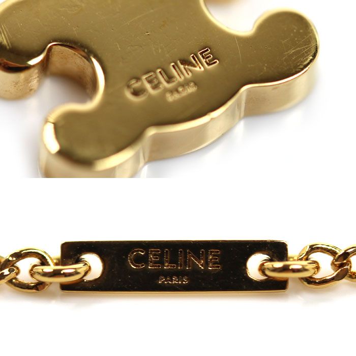 Celine Triomphe Rhinestone Necklace 38/40/42 — view 5