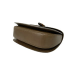Gucci Vintage Bamboo Turnlock Leather Handbag Brown — view 8