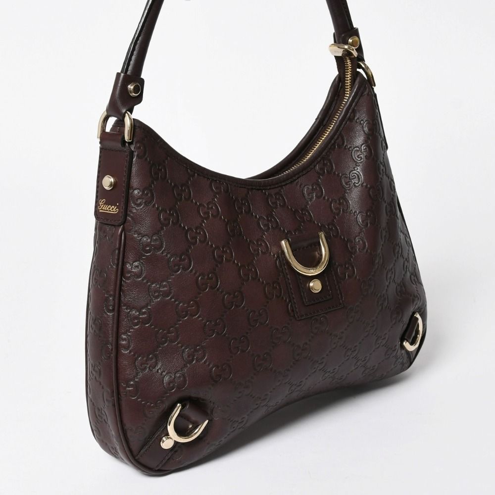 Gucci Bag Handbag Guccissima Leather Brown Gold — view 3