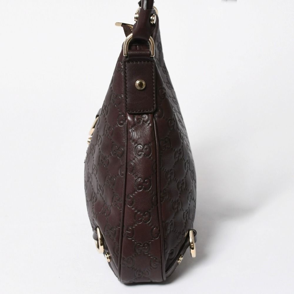 Gucci Bag Handbag Guccissima Leather Brown Gold — view 4