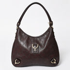 Gucci Bag Handbag Guccissima Leather Brown Gold