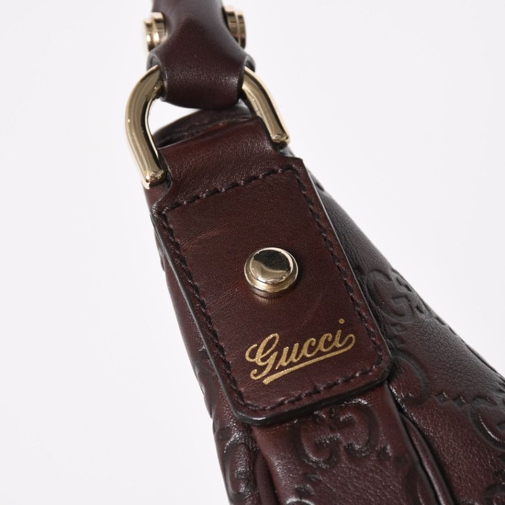 Gucci Bag Handbag Guccissima Leather Brown Gold — view 6