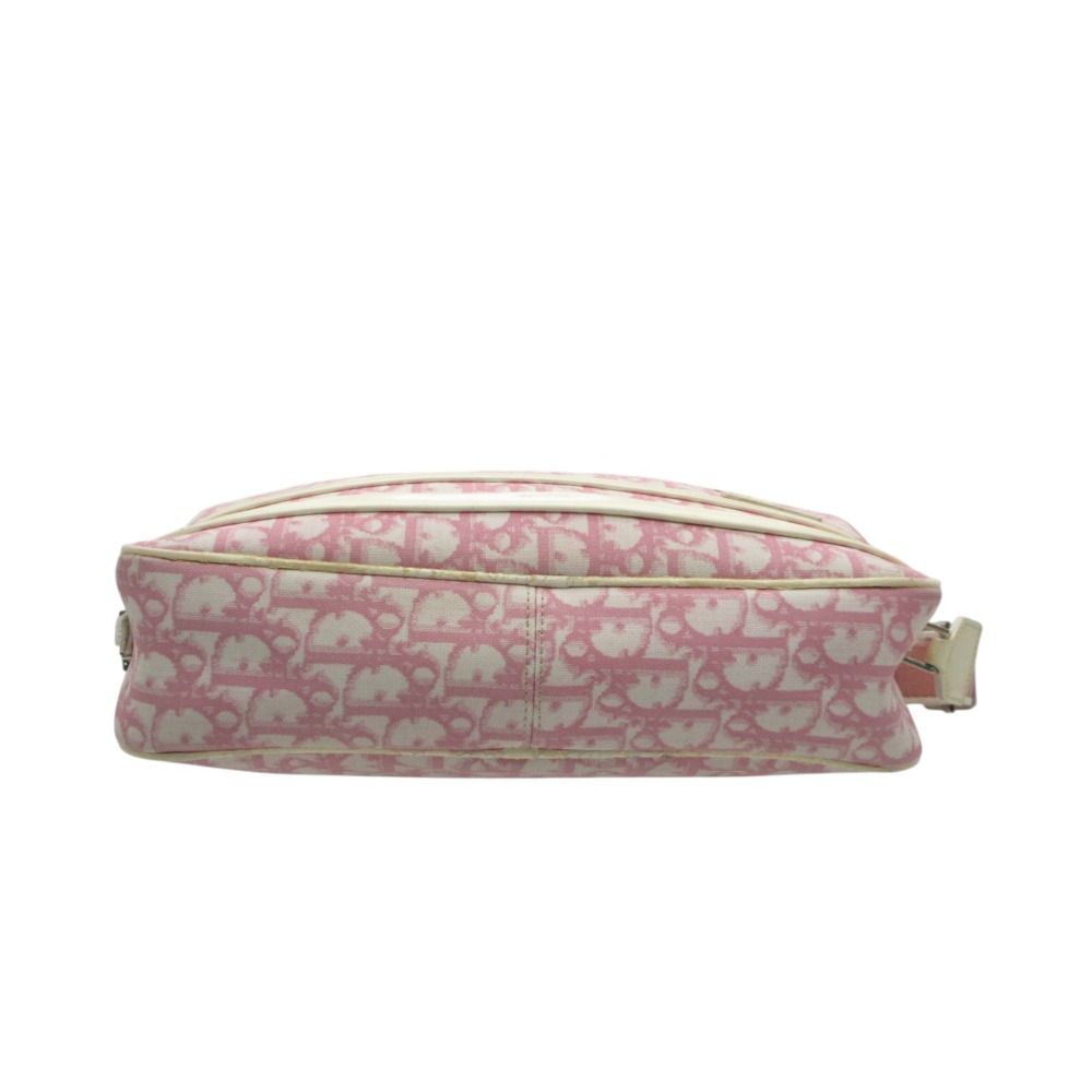 Dior Shoulder Bag Trotter Pattern Numbering Crossbody Purse Pink — view 5