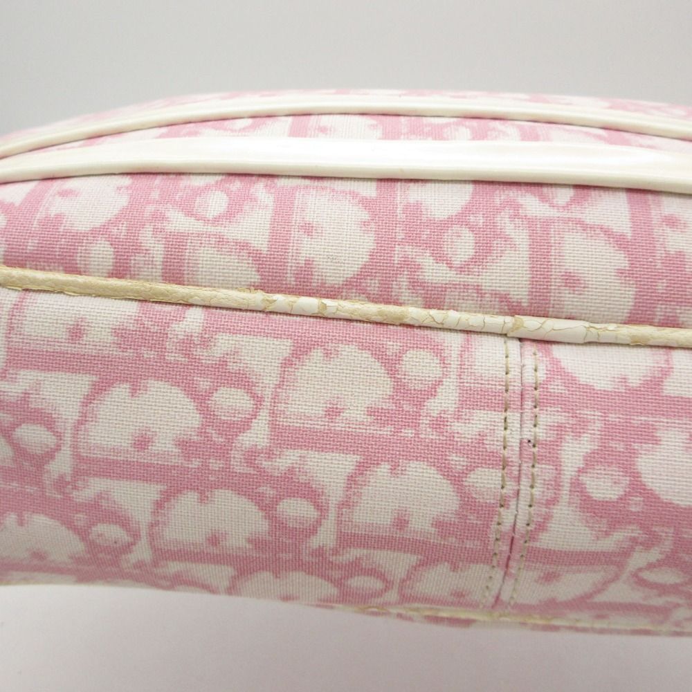 Dior Shoulder Bag Trotter Pattern Numbering Crossbody Purse Pink — view 6