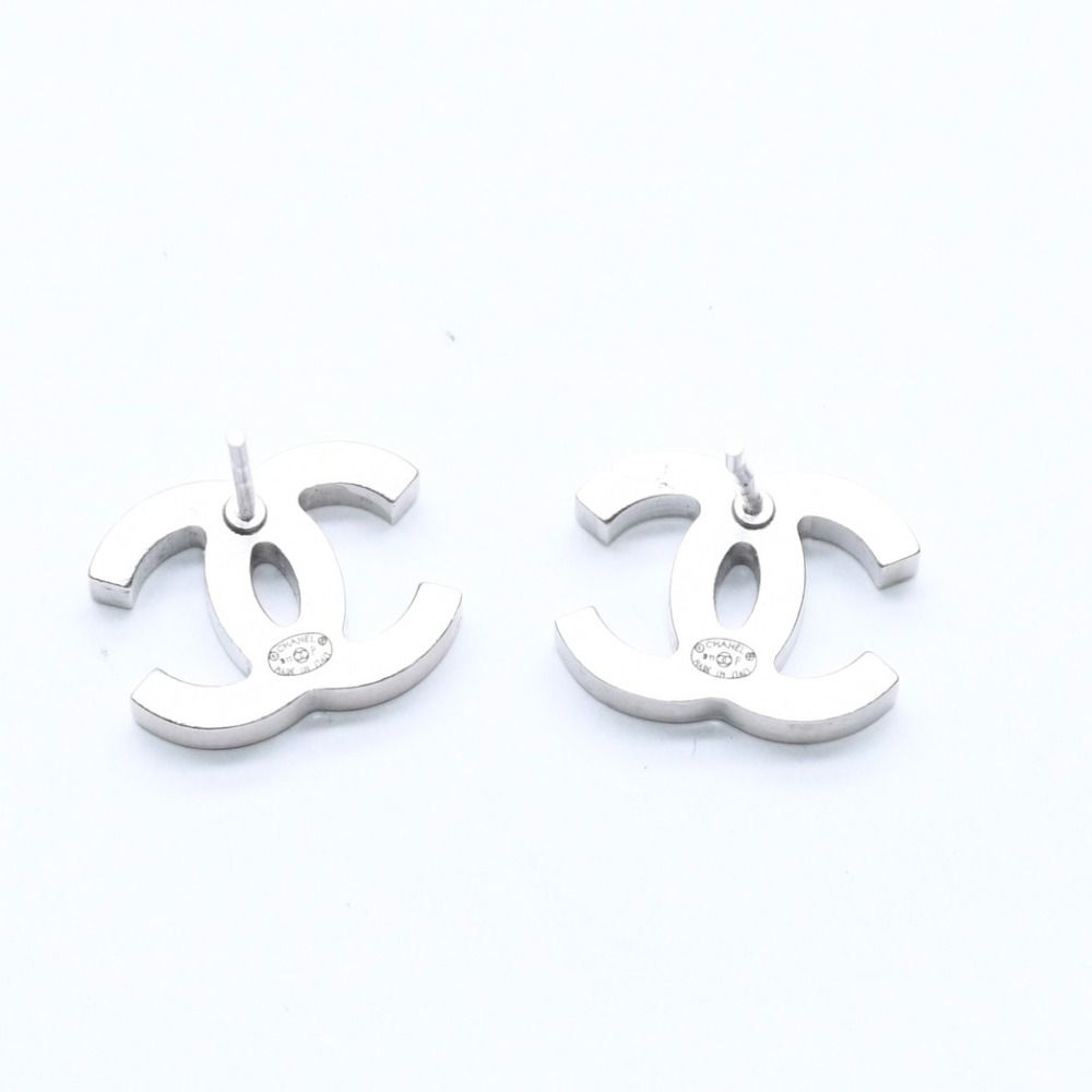 Chanel Earrings Silver — view 7