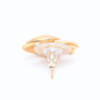 Chanel CC Logo Earrings Stamp Metal Gold Ivory — view 6