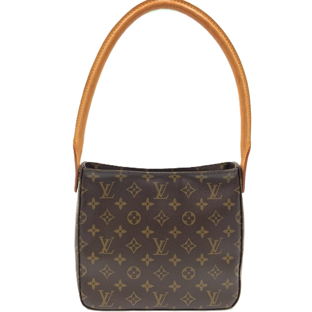Louis Vuitton Monogram Looping MM Shoulder Bag Brown