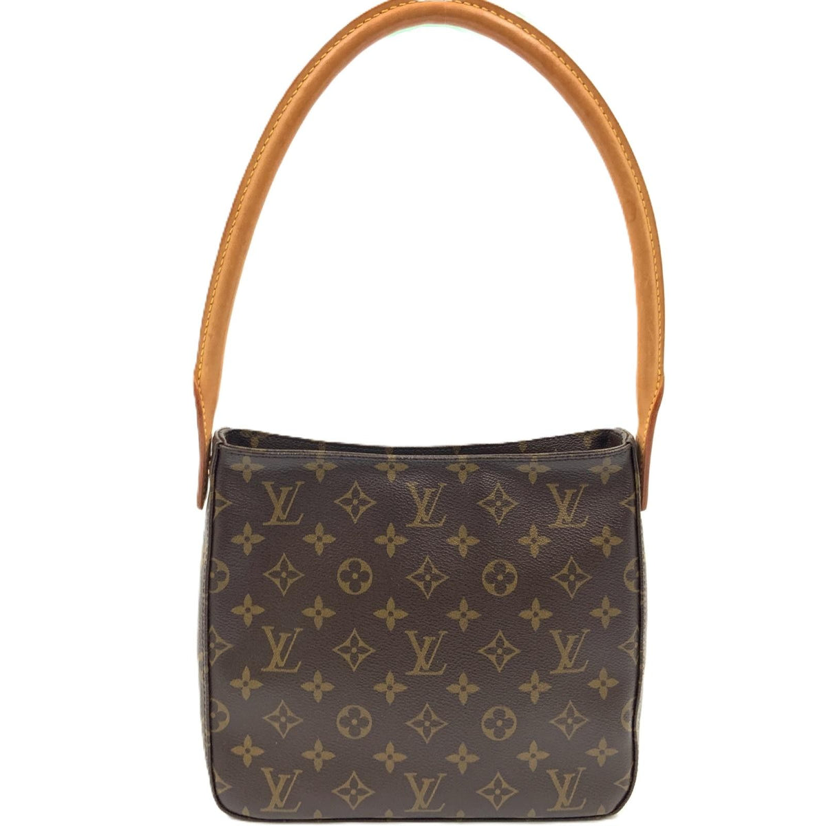 Louis Vuitton Monogram Looping MM Shoulder Bag Brown