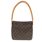 Louis Vuitton Monogram Looping MM Shoulder Bag Brown — view 2