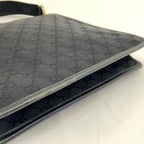 Gucci GG Canvas Shoulder Bag Black — view 7