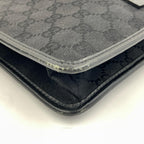 Gucci GG Canvas Shoulder Bag Black — view 5