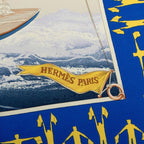 Hermes Carre 90 en Course Yacht Scarf Multicolor Silk — view 4