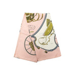 Hermes Carre 90 Spring Scarf Large Pink Multicolor Silk — view 6