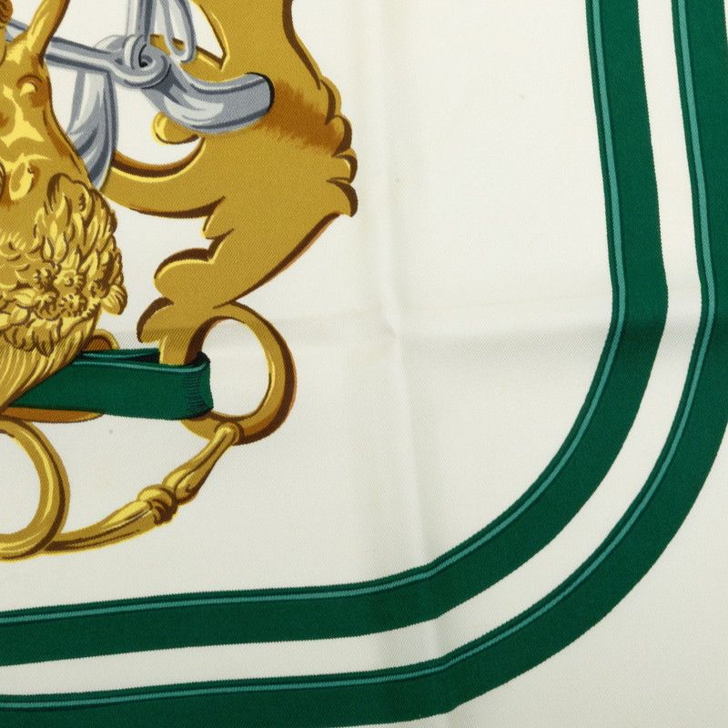 Hermes Carre 90 Brides de Gala Scarf Large Green Multicolor Silk — view 5