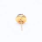 Chanel CC Logo Round Stud Earrings 99P Stamp Metal Resin — view 6