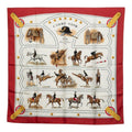 Hermes Carre 90 Cadre Noir Scarf Large Multicolor Silk