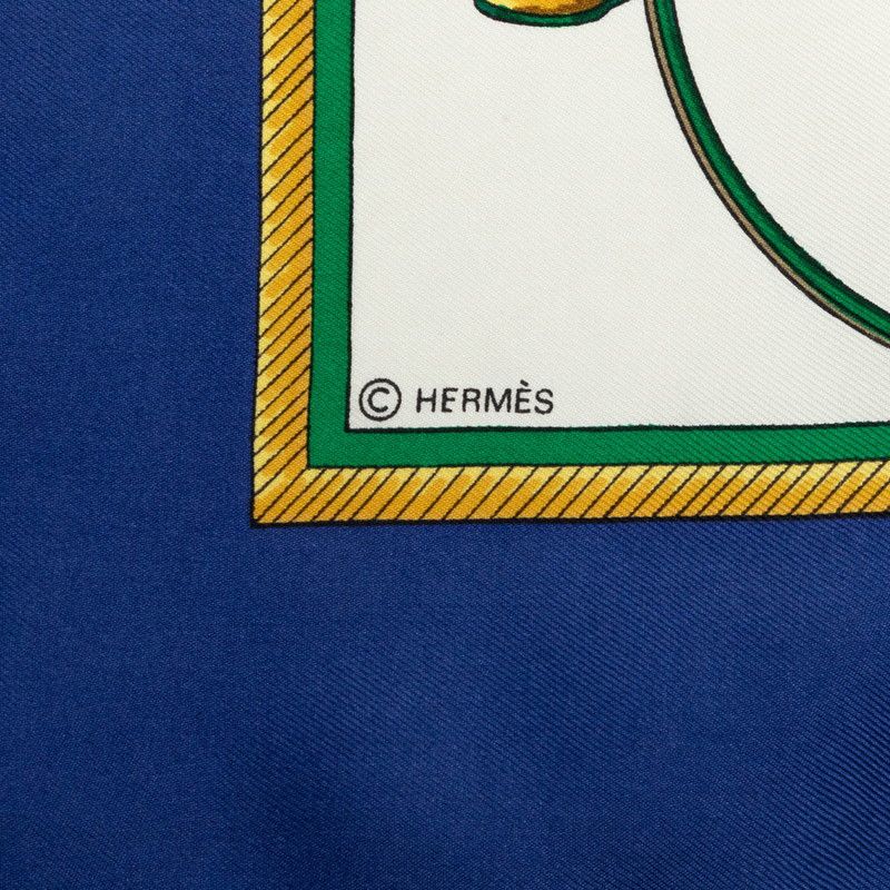 Hermes Carre 90 les Voitures Transformation Folding Canopy Carriage Scarf Large — view 4