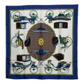 Hermes Carre 90 les Voitures Transformation Folding Canopy Carriage Scarf Large