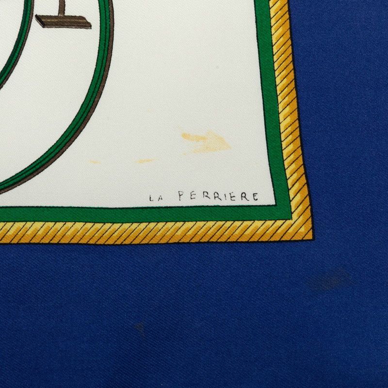 Hermes Carre 90 les Voitures Transformation Folding Canopy Carriage Scarf Large — view 3