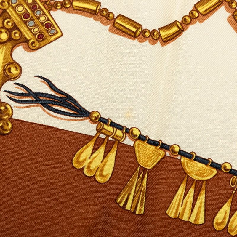 Hermes Carre 90 Parures Des Sables Desert Scarf Large Multicolor Silk — view 4