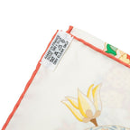 Hermes Carre 90 Flower Blooming Fabric Fleurs Et Papillons de Tissus Scarf — view 7