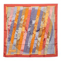 Hermes Carre 90 le Monde Est Vaste World Map Scarf Multicolor Silk