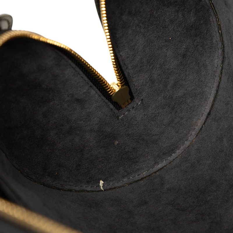 Louis Vuitton Epi Soufflot Handbag Noir Leather — view 6