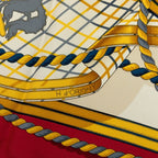 Hermes Carre 90 Grande Tenue Horse Formal Dress Scarf Large Multicolor Silk — view 3