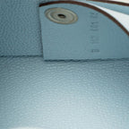 Hermes Calvi Ali Cyan Card Case Light Blue Veau Swift — view 5